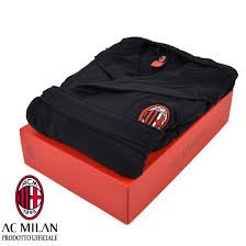 Accappatoio milan nero - accappatoio,